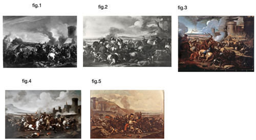 Battaglia tra cavallerie cristiana e turca